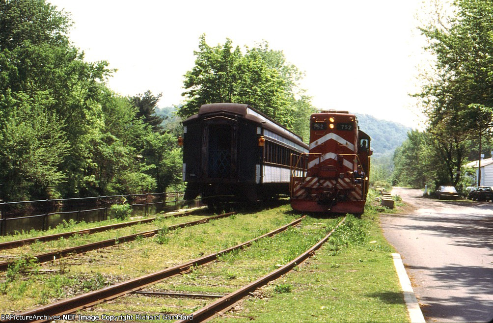 Running around the train